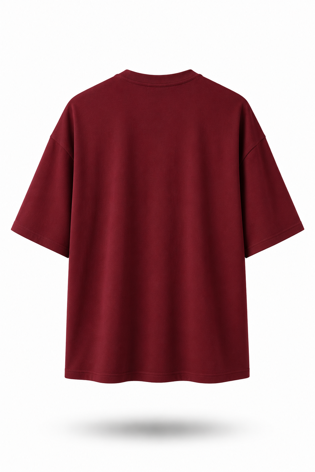 UNVOID Essentials — Oversized Tee | Deep Maroon