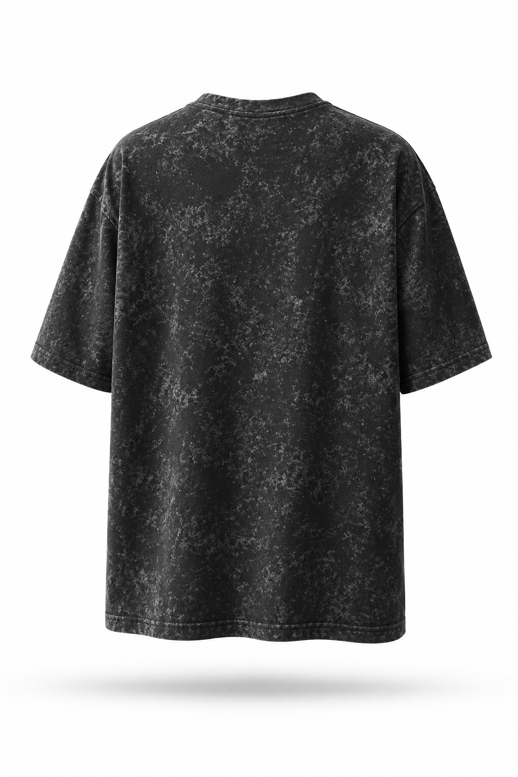 UNVOID Mineral Wash Oversized Tee — Washed Black